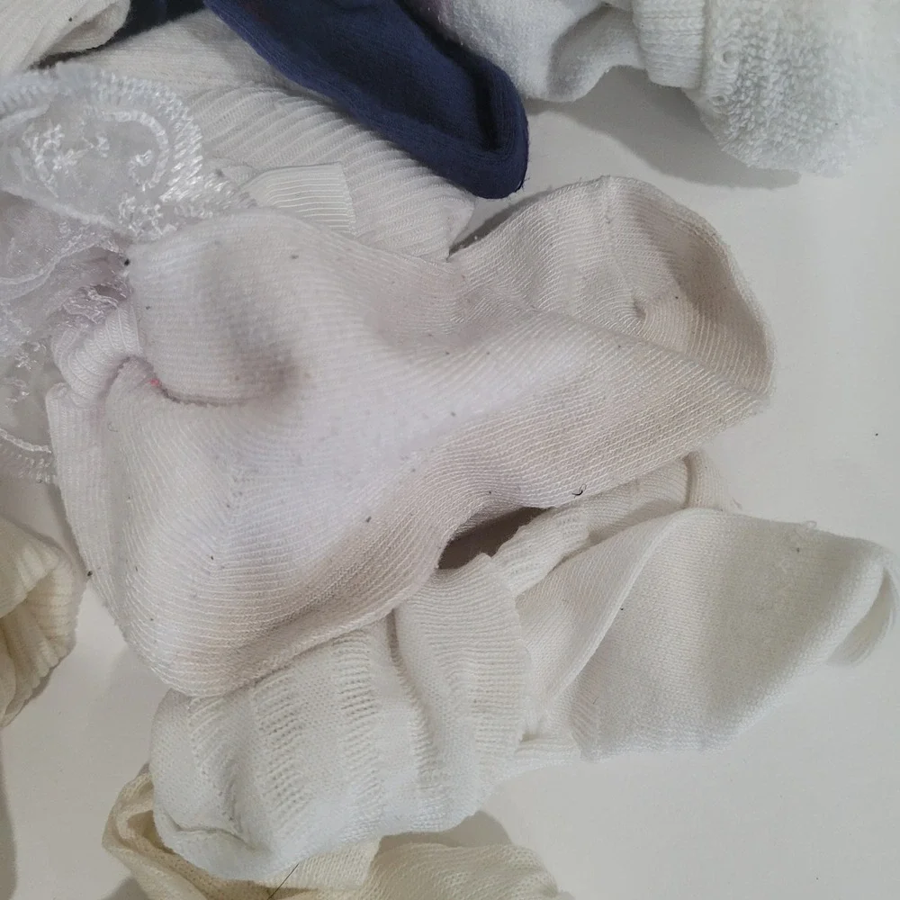 Girls Socks and Tights Lot Fuzzy Lace Trim Ribbed Knit Toddler Little Girls